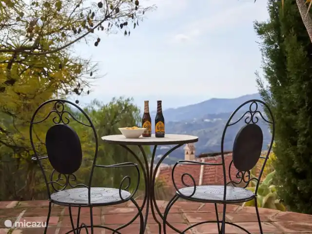 Villa Boas Competa | Espagne, Andalousie, Cómpeta - villa terrasse supérieure avec vue sur la mer