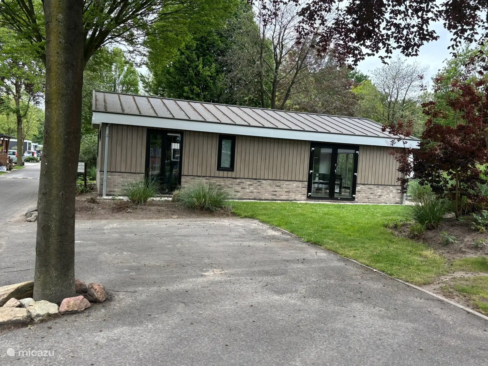 Blick auf das Ferienhaus