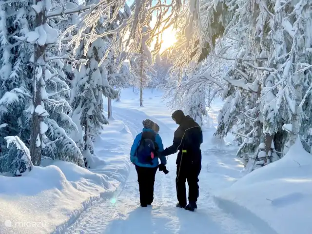 Vildmarksgard Lillviken | Suède, Jämtland, Strömsund - maison de vacances Randonnée en hiver