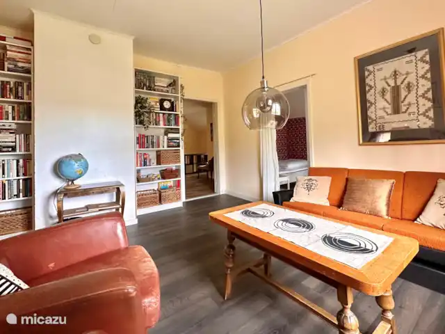 Vildmarksgard Lillviken | Suède, Jämtland, Strömsund - maison de vacances Salon à l’étage