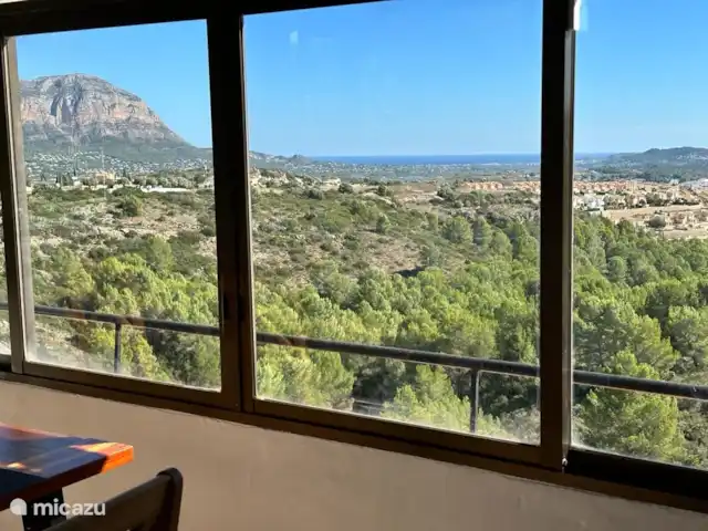 Casa Yavari en España, Costa Blanca, Pedreguer  - villa Vista desde nuestra Naja; ¡asombroso! Con tiempo despejado se puede ver Ibiza.