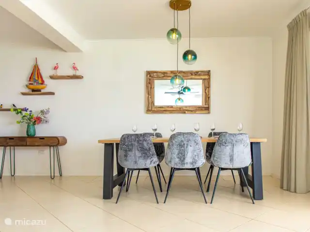 Plage Lechi 9 | Bonaire, Bonaire, Kralendijk - appartement Table à dinner