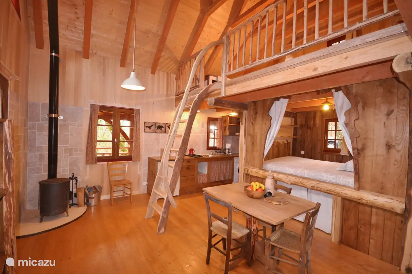 estufa de leña para la temporada temprana y tardía