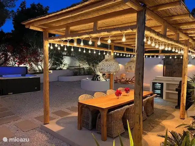 Villa de luxe sur la plage Moraira El Portet | Espagne, Costa Blanca, Moraira - villa Éclairage de soirée d'ambiance