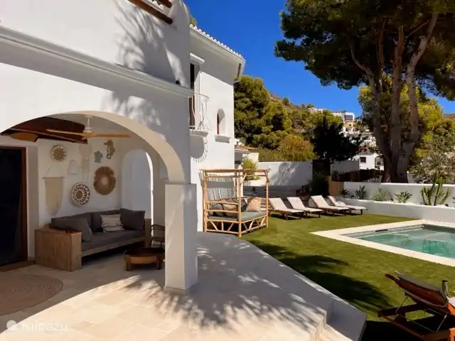 Several covered terraces