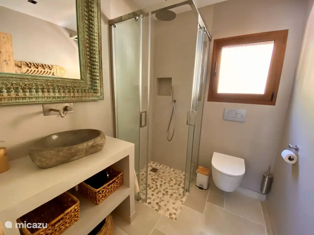 Modern bathroom downstairs