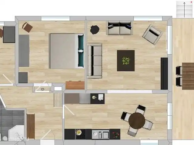 Maison Landlust - beaucoup d'espace | Allemagne, Sauerland, Waldeck am Edersee - maison de vacances Plan et terrasse de l'appartement