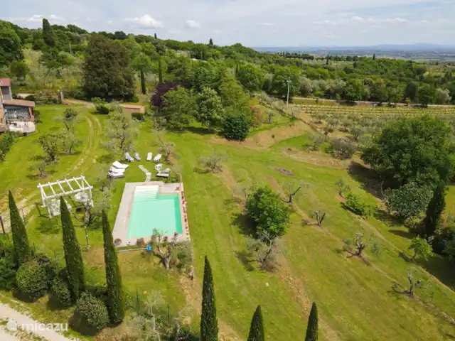 Maison du sud de la Toscane avec piscine privée | Italie, Toscane, Rigomagno - villa