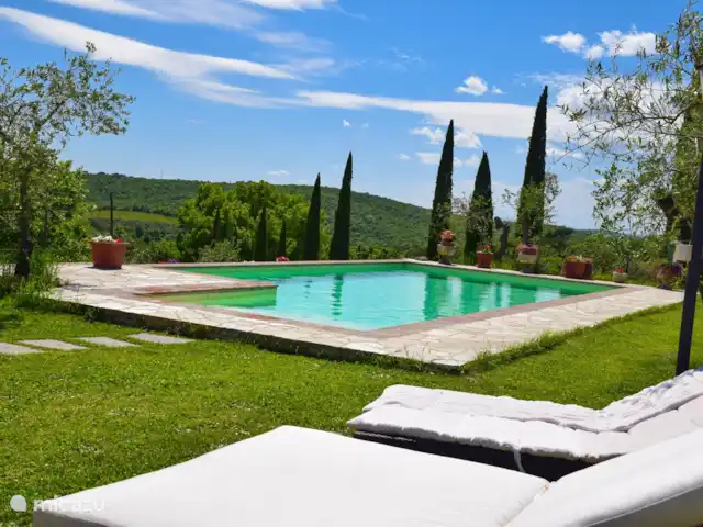 Maison du sud de la Toscane avec piscine privée | Italie, Toscane, Rigomagno - villa