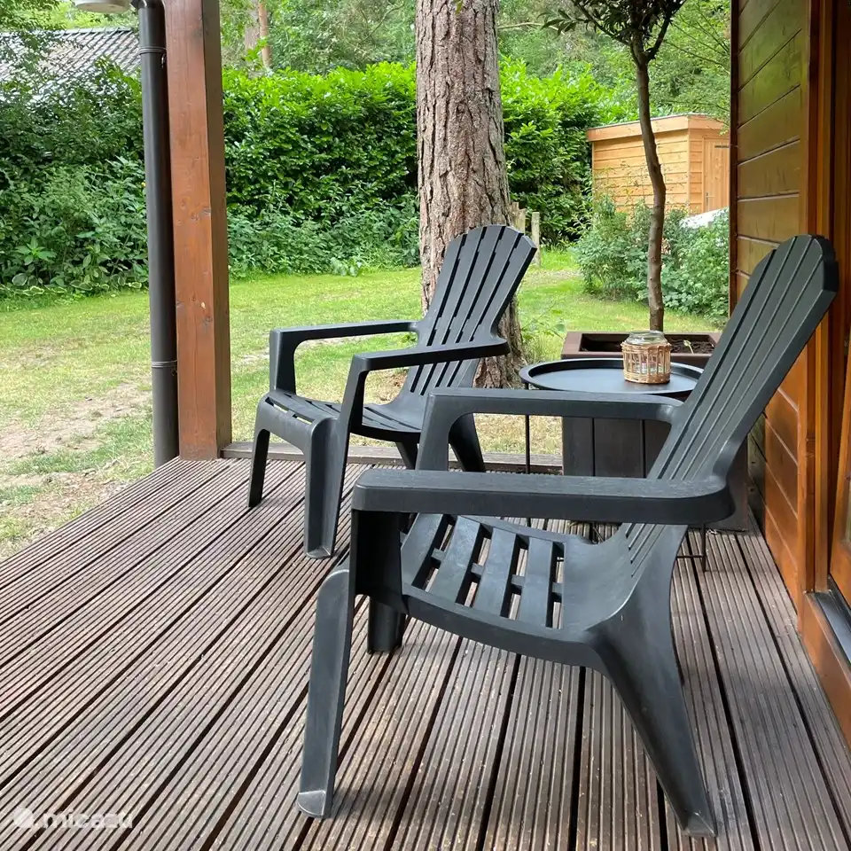 Boshuisje de Tjiftchaff in Niederlande, Gelderland, Emst - Blockhütte / Lodge
