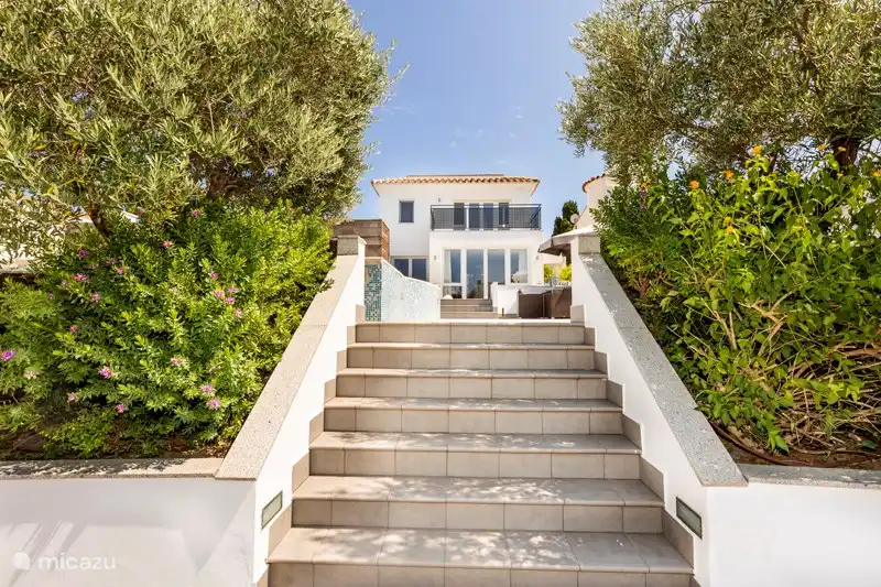 View of the house from the jetty.