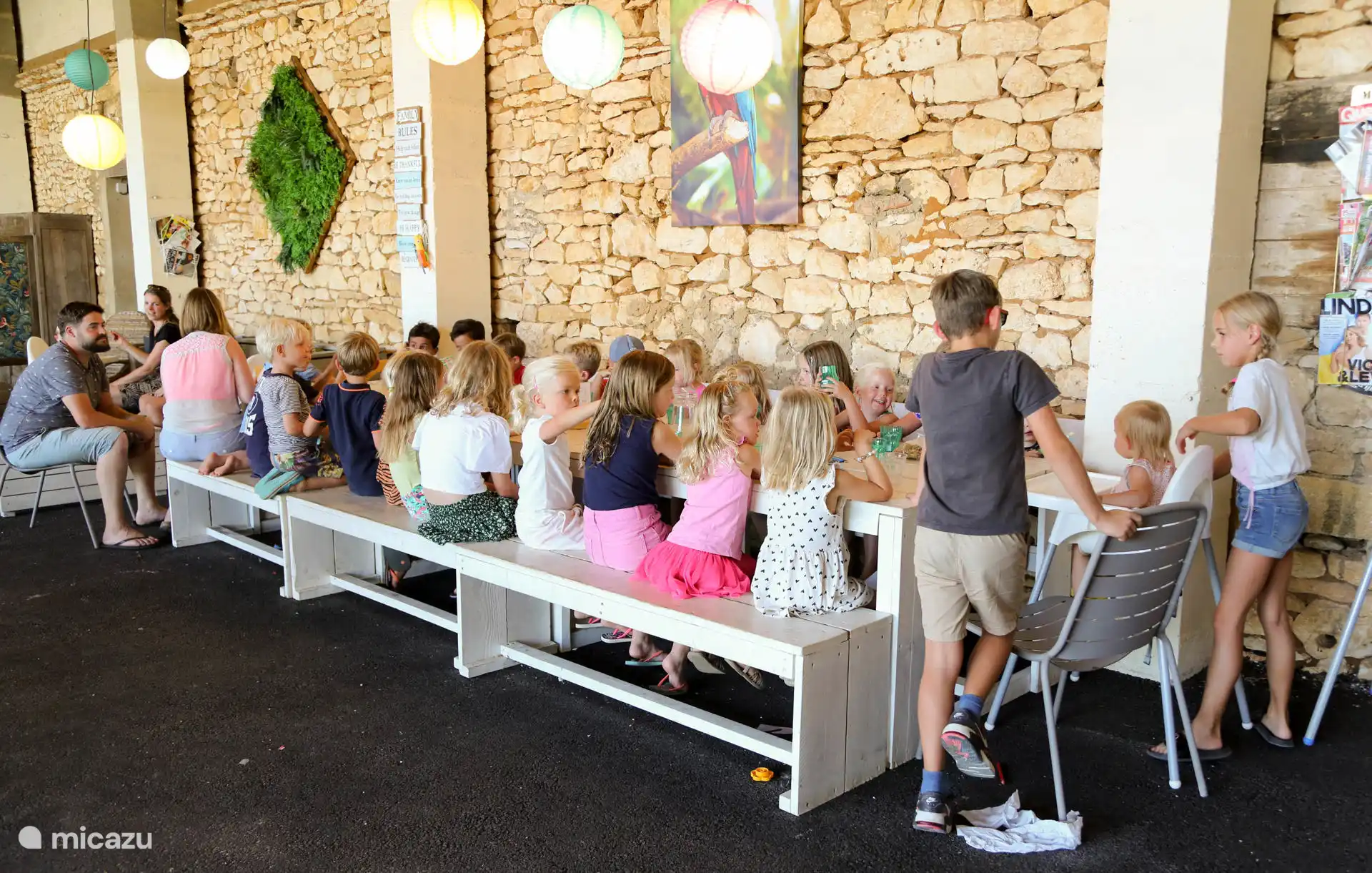 Dîners pour enfants en été