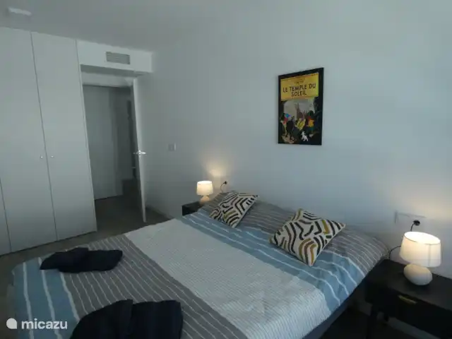Los dos amigos en España, Costa Blanca, Finestrat - apartamento tercer dormitorio - la habitación de Tintin