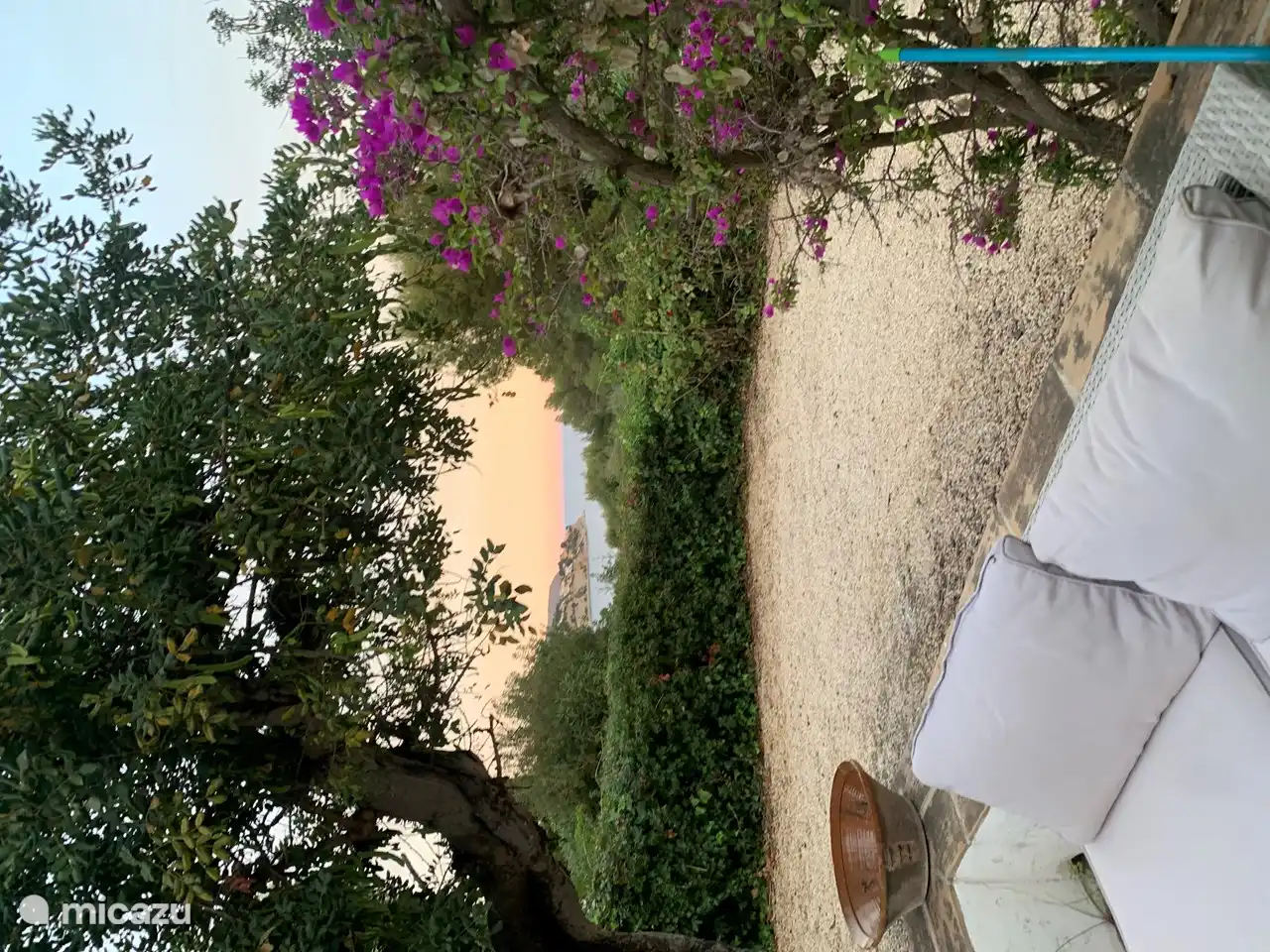 The sunset with its beautiful colors. The evenings are special.