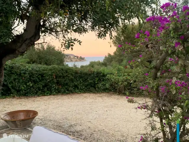 casa vacacional en España, Costa Blanca, Benissa – Casa Lorenzo - Cala Advocat El atardecer con sus hermosos colores. Las tardes son especiales.