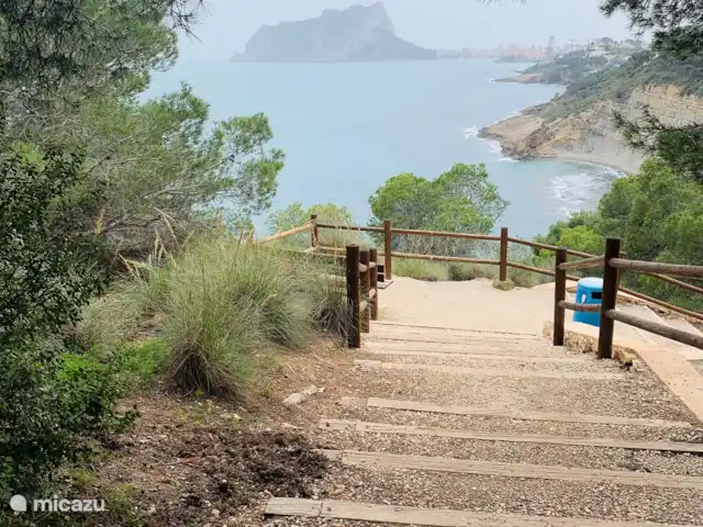 casa vacacional en España, Costa Blanca, Benissa – Casa Lorenzo - Cala Advocat El Paseo Ecológico está a 200 metros de la puerta de Casa Lorenzo