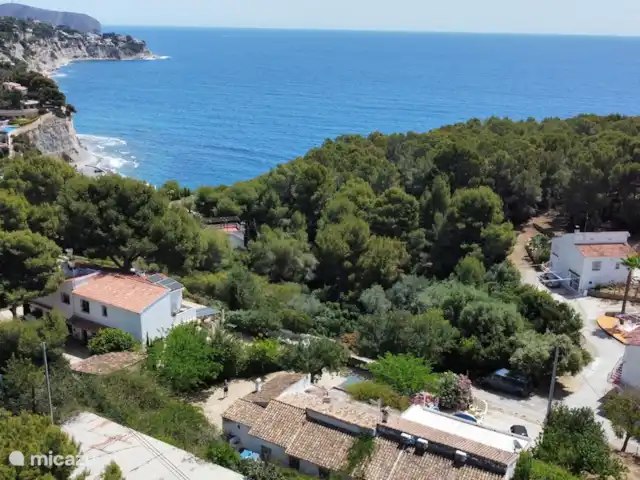 casa vacacional en España, Costa Blanca, Benissa – Casa Lorenzo - Cala Advocat La vista tomada desde arriba