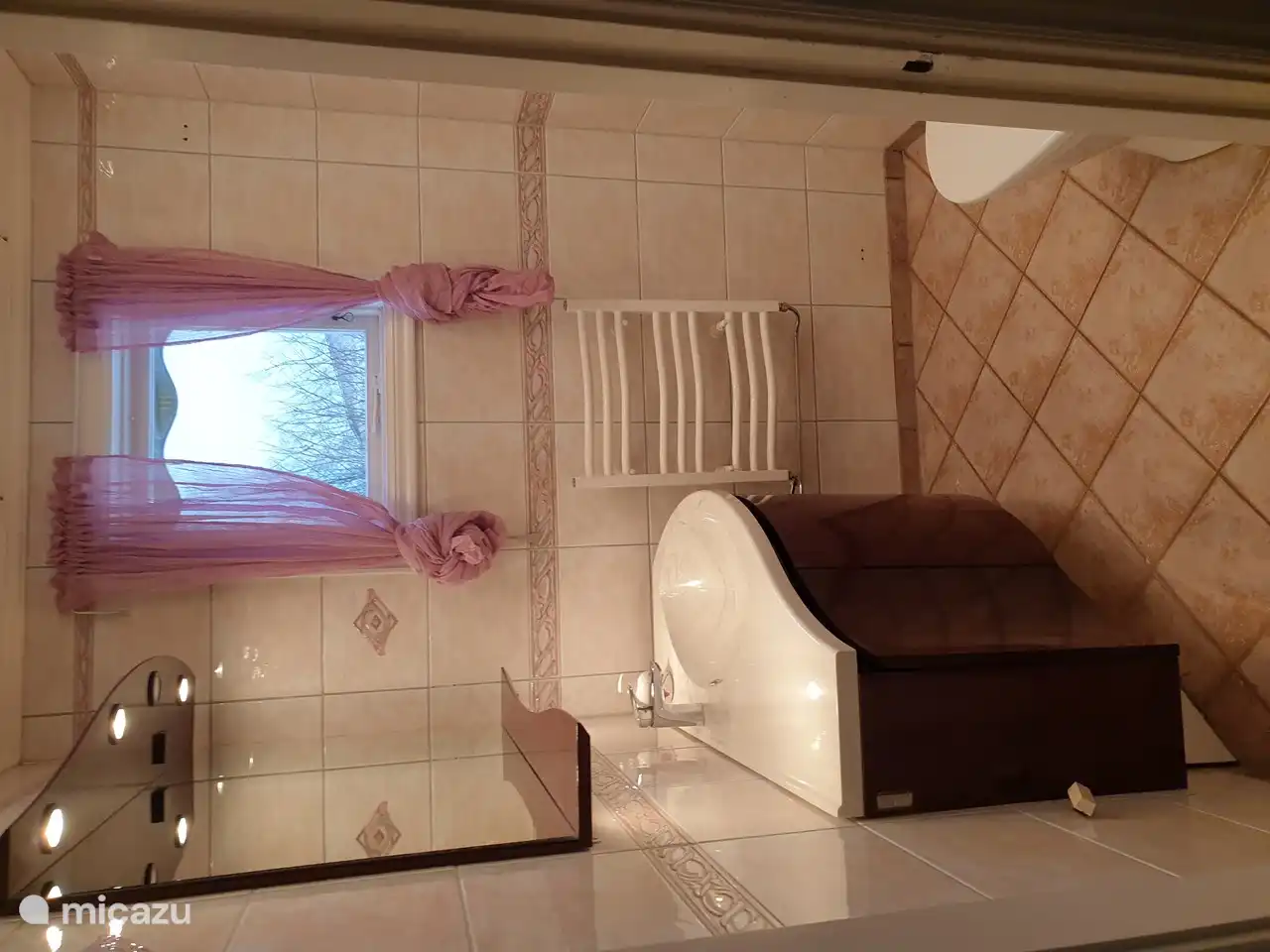 Badezimmer im Erdgeschoss.