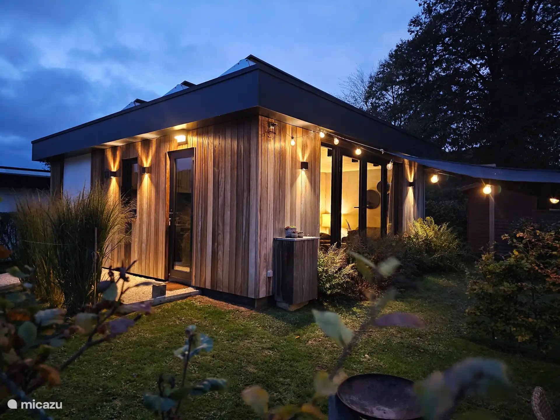 both outside and inside atmospheric lighting, coziness around the house! Wood for outdoor fire also available