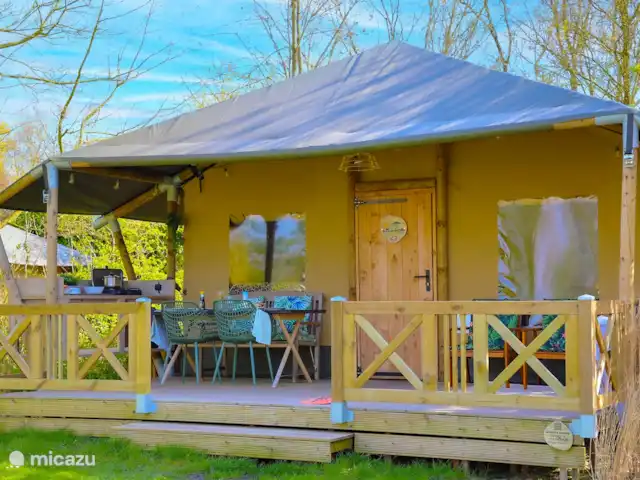 Pavillon Grutte Fiif Safari avec climatisation | Pays-Bas, Frise, Grouw - glamping / tente safari / yourte Pavillon Grutte Fiif Safari avec climatisation | Pays-Bas, Frise, Grouw - glamping / tente safari / yourte
