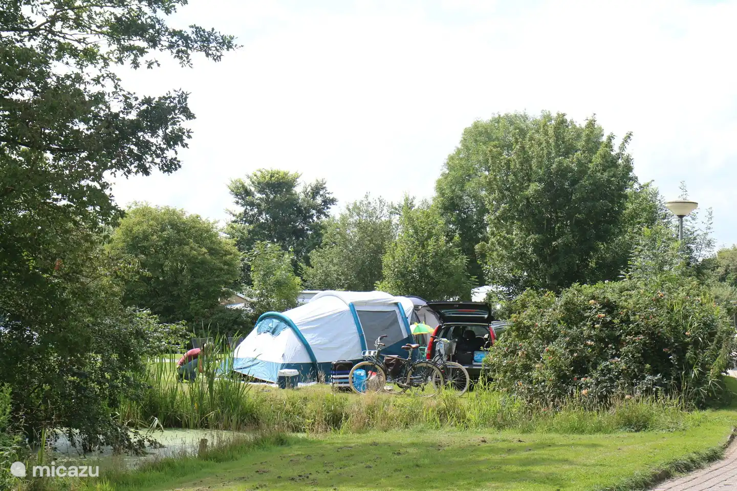 Camping Yn'e Lijte waar de Grutte Fiif Safarilodge staat