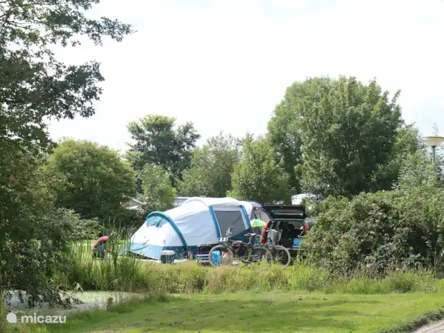Pavillon Grutte Fiif Safari avec climatisation | Pays-Bas, Frise, Grouw - glamping / tente safari / yourte Camping Yn'e Lijte où se trouve le Grutte Fiif Safarilodge
