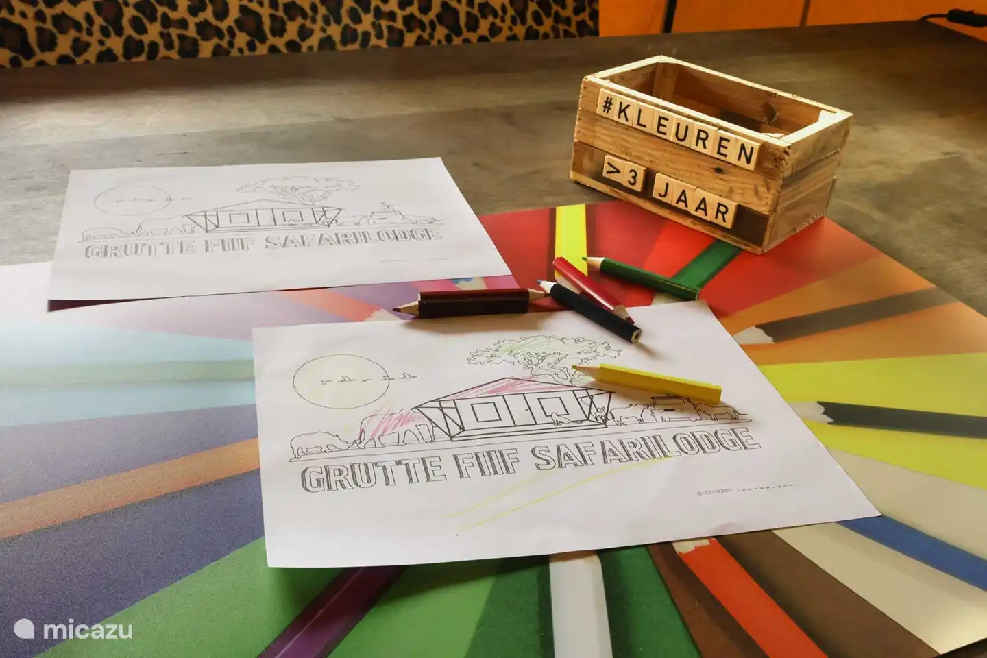 Er is ook speelgoed voor de kinderen aanwezig