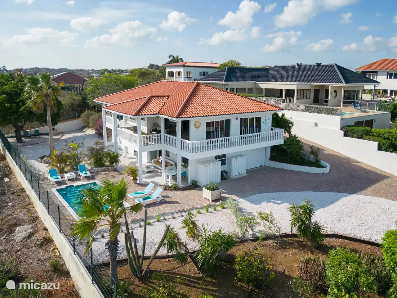 Front view of Villa Out of the Blue.