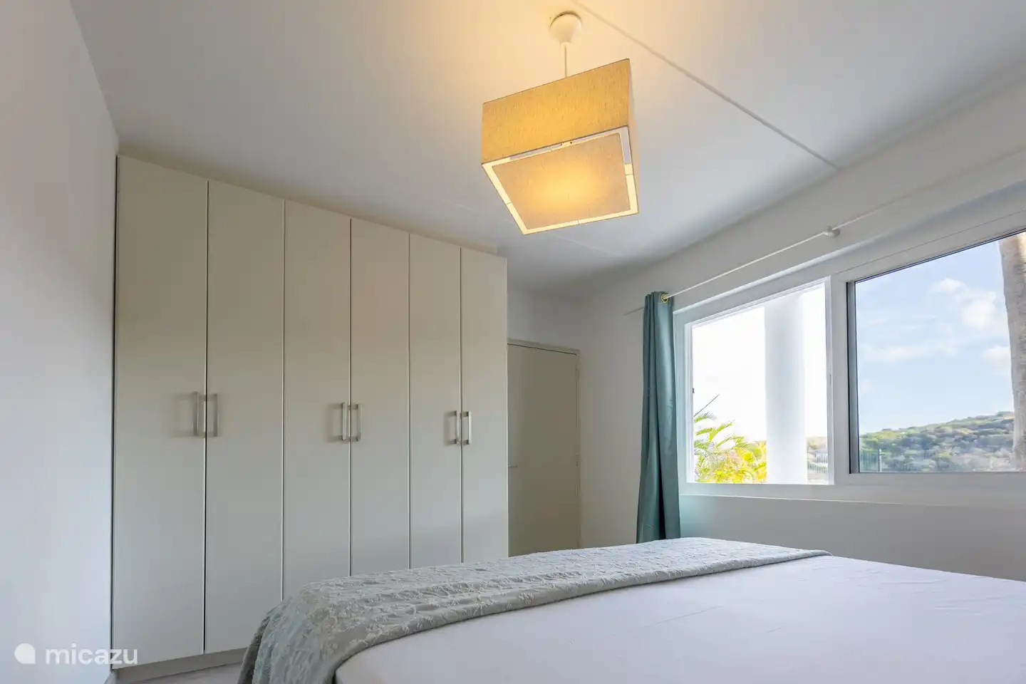 Ground floor: Bedroom at the back. This is only used for a stay with 8 people.