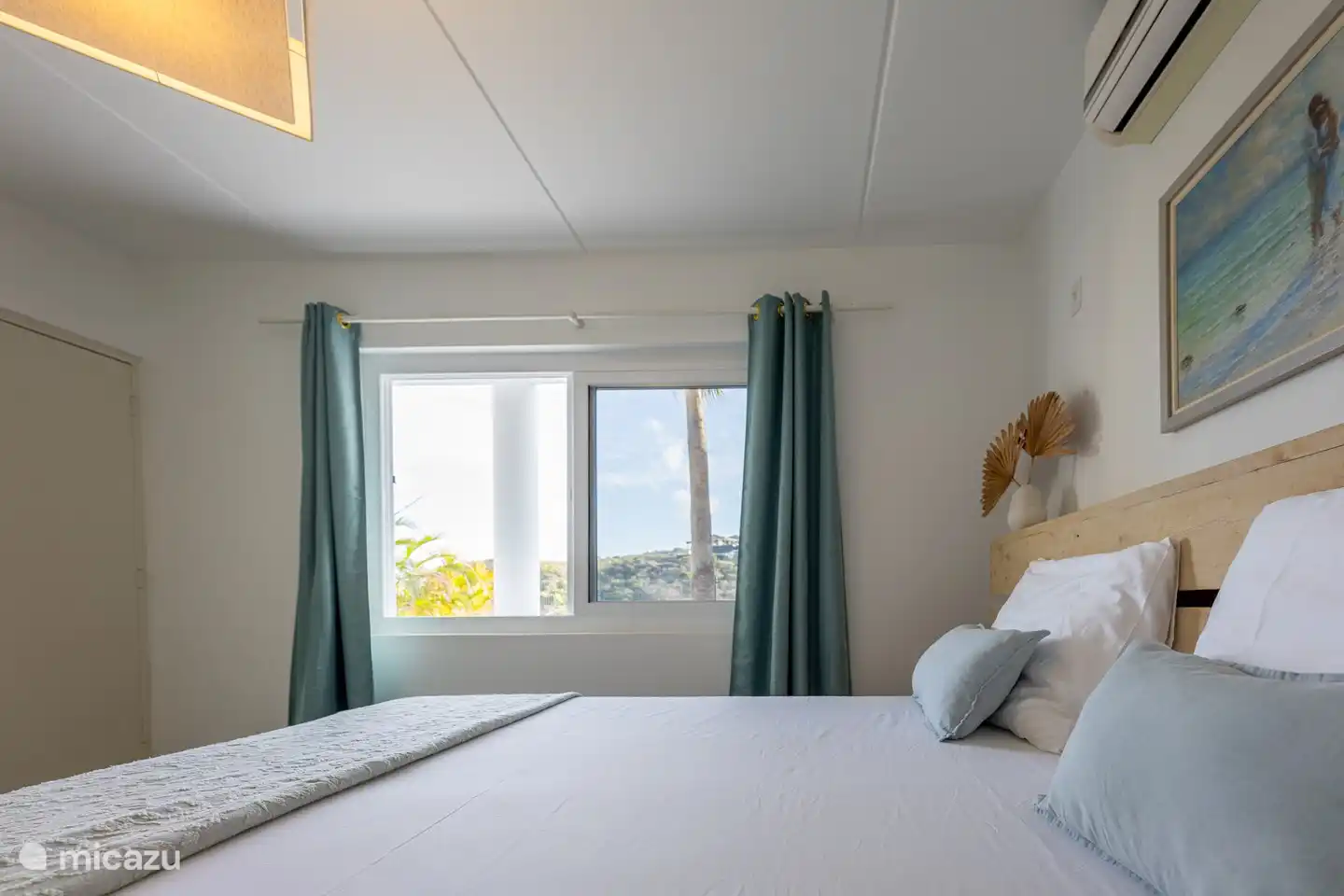 Ground floor: Back bedroom. This is only used for a stay with 8 people.