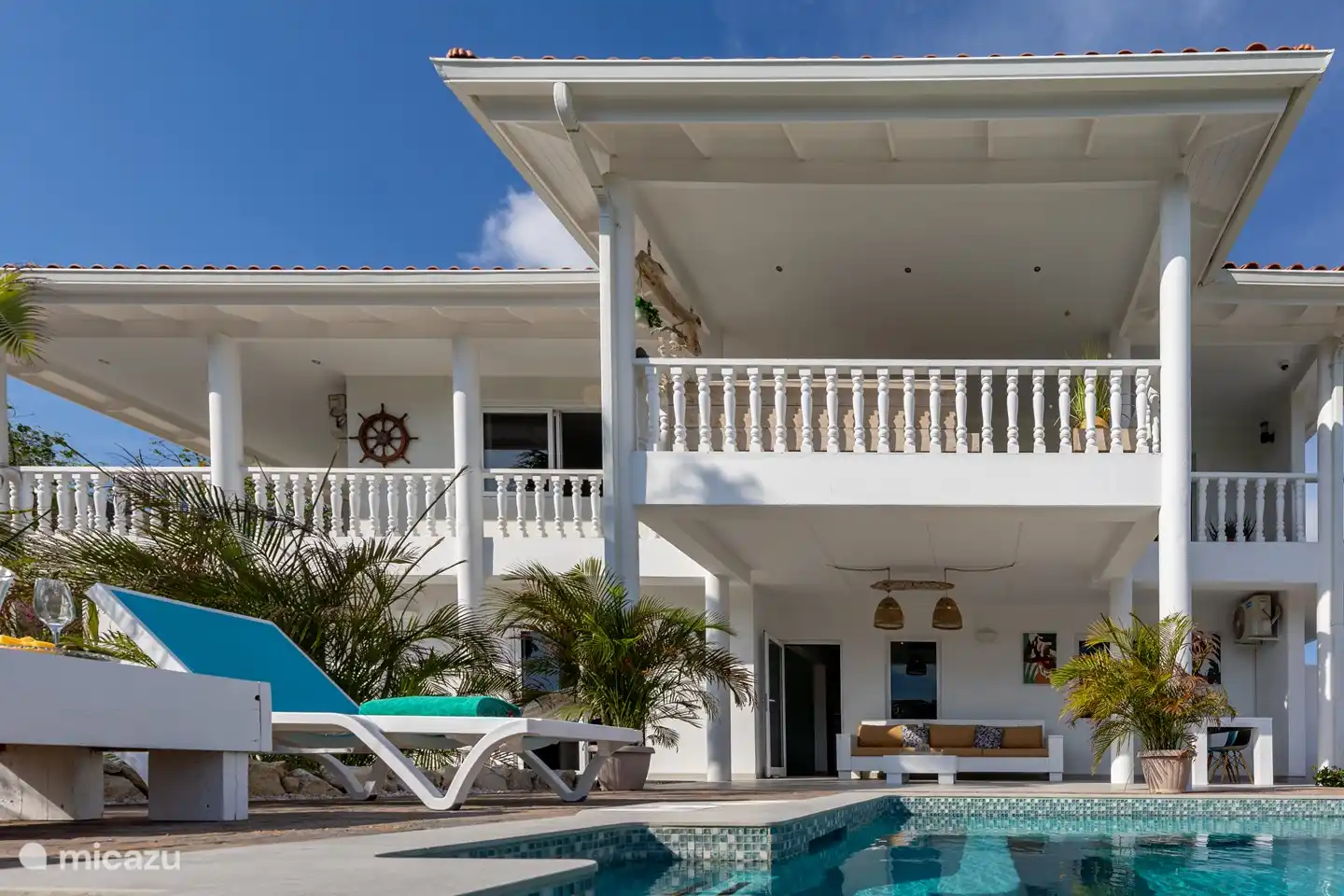 Upper and lower floor.