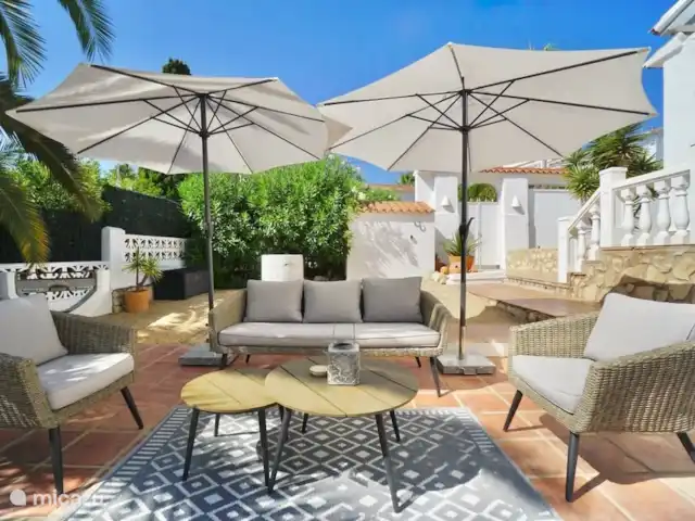 Casa Herradura en España, Costa Blanca, Benissa - villa Terraza arriba