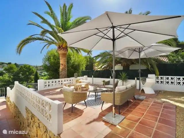 Casa Herradura en España, Costa Blanca, Benissa - villa Terraza arriba