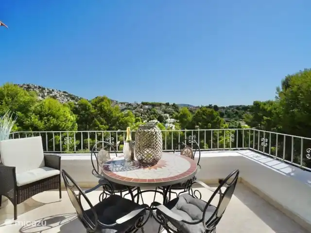 Casa Herradura en España, Costa Blanca, Benissa - villa Sala de estar con balcón