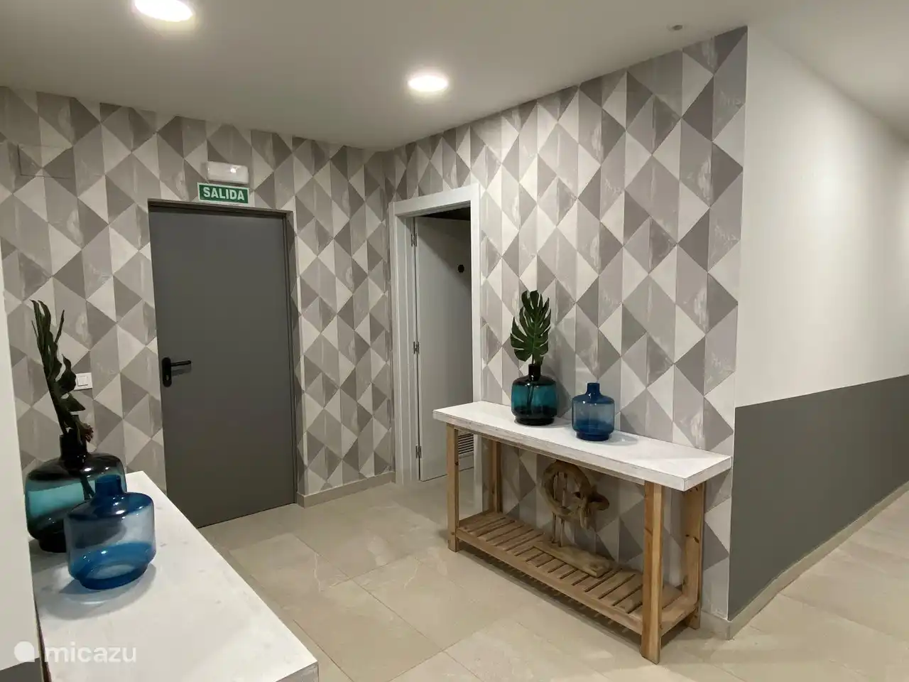 De Spa en gym hebben ruime omkleed- en douchefaciliteiten