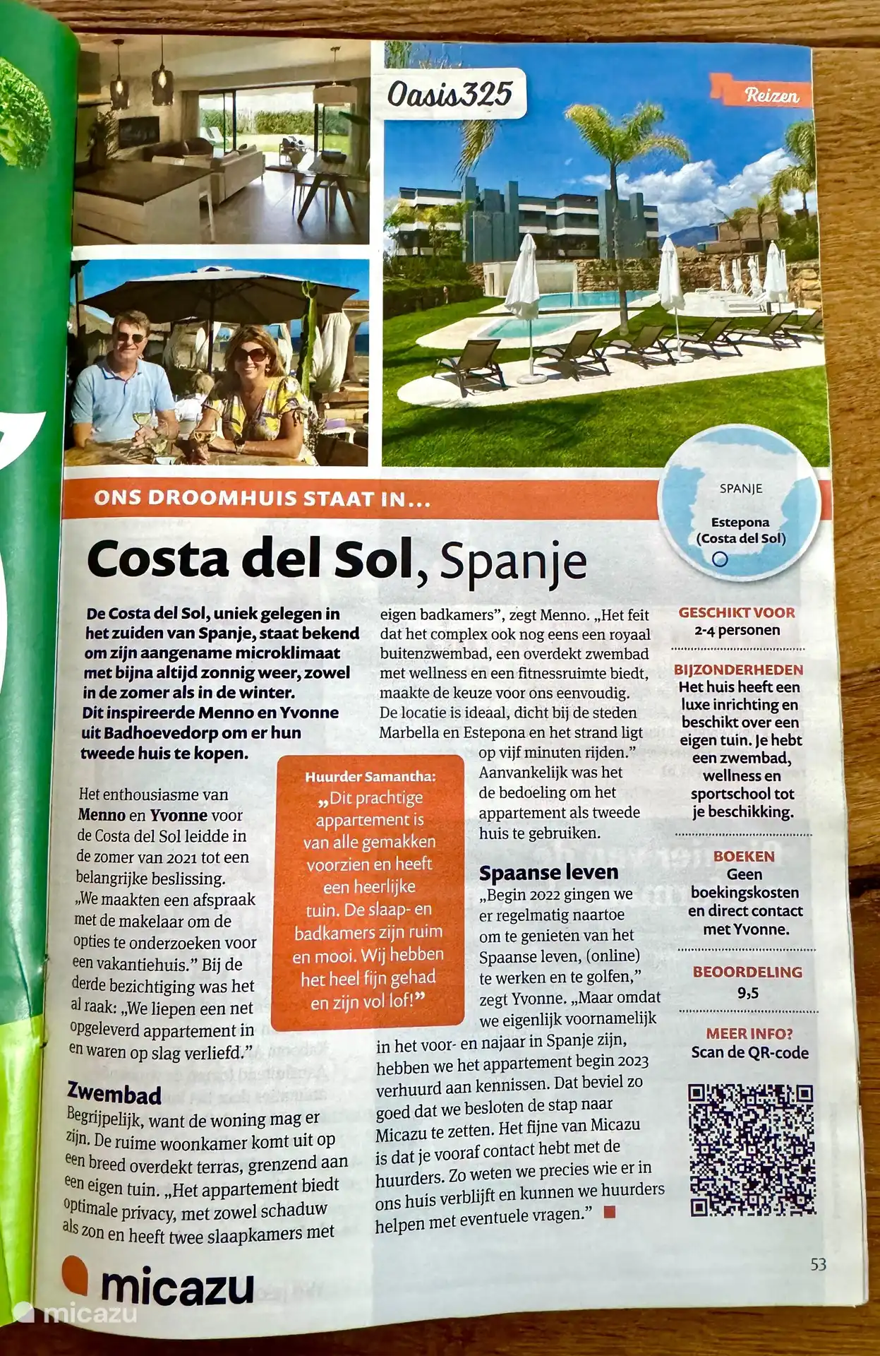 Ons appartement stond in het Ditjes & Datjes magazine van maart 2024 !