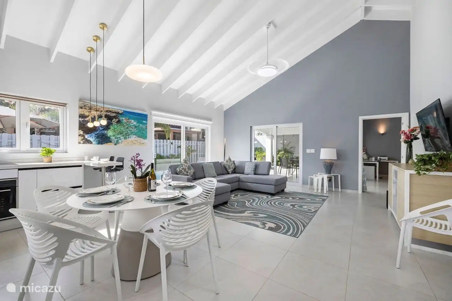 ferienhaus, Rooi Afo, Paradera, Aruba - Neuer moderner 3BDR/2BA privater Pool