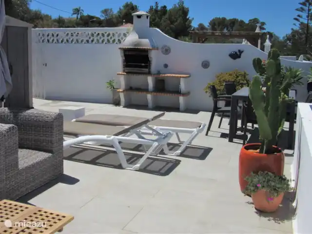 Casa Bela Vista vue fantastique sur la mer | Portugal, Algarve, Guia - maison de vacances BBQ sur la terrasse sur le toit