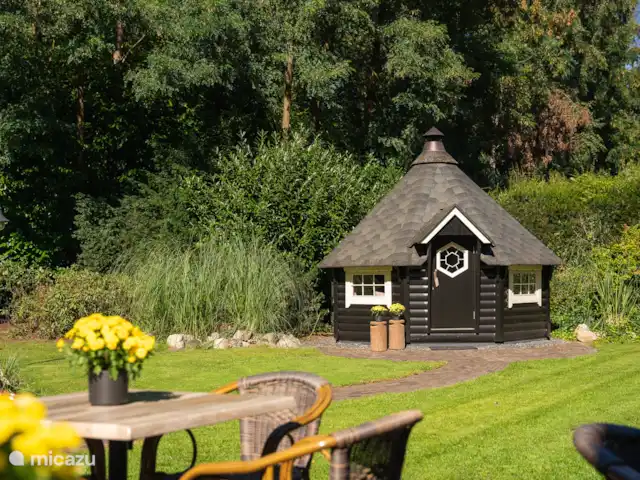 Le manoir | Pays-Bas, Overijssel, Losser - manoir / château The Country House - terrasse privée avec kota finlandais privé
