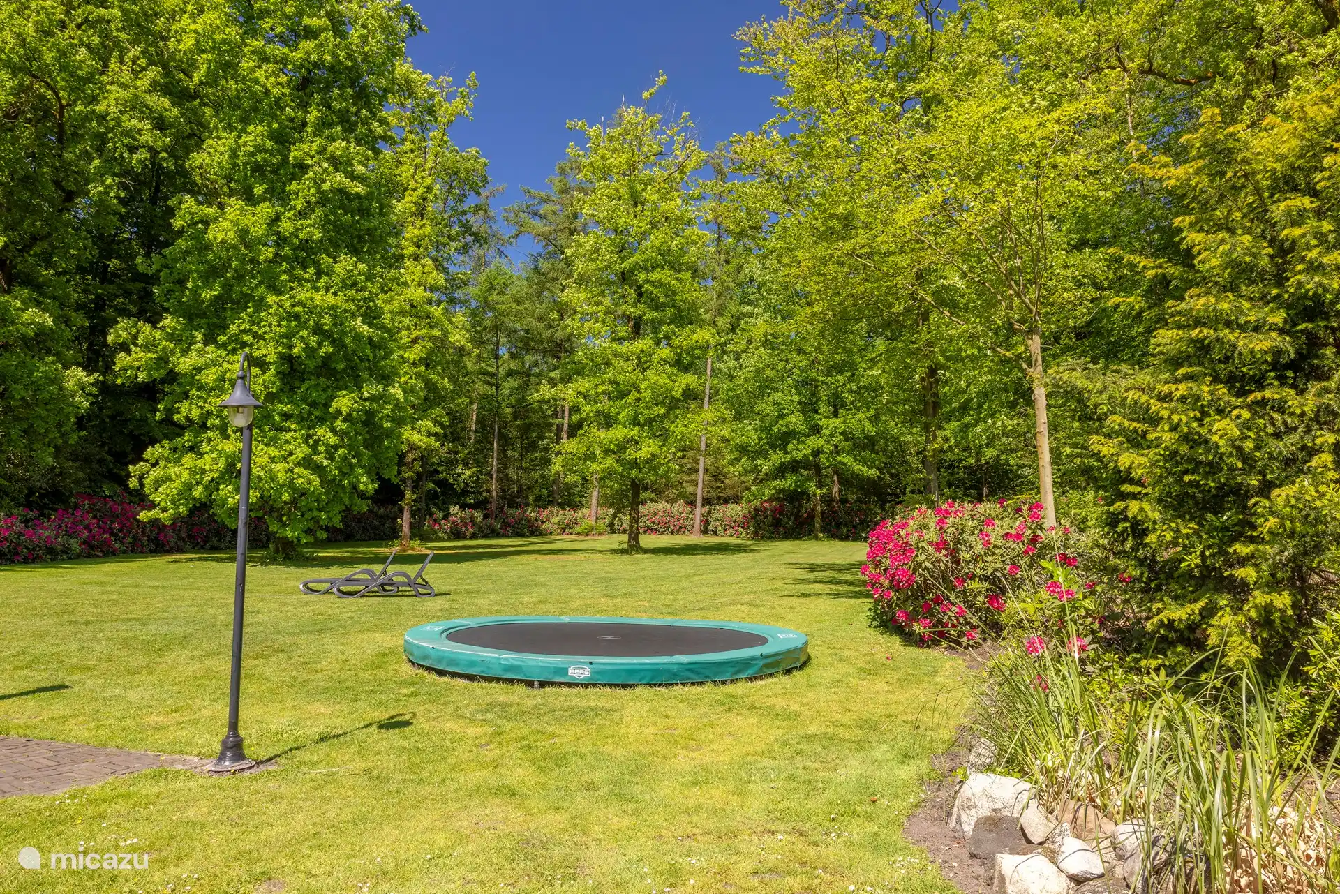 Das Landhaus - Garten mit Trampolin