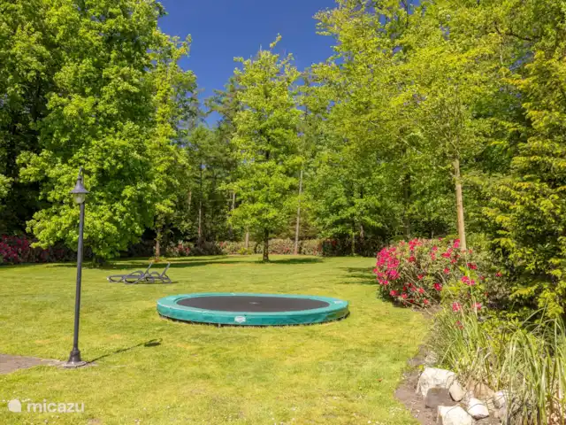 Le manoir | Pays-Bas, Overijssel, Losser - manoir / château La maison de campagne - jardin avec trampoline