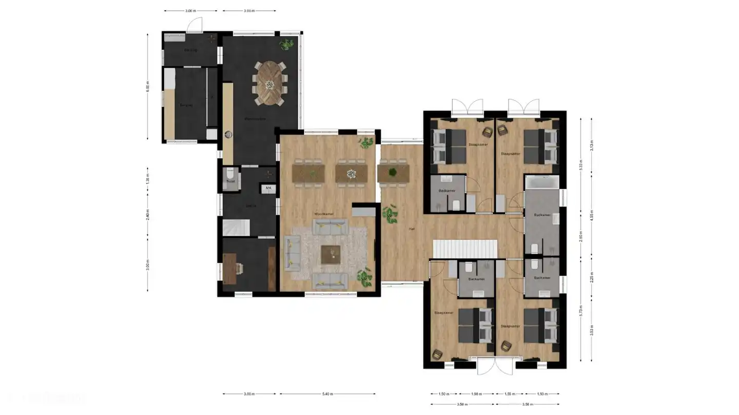Das Landhaus - Grundriss Erdgeschoss