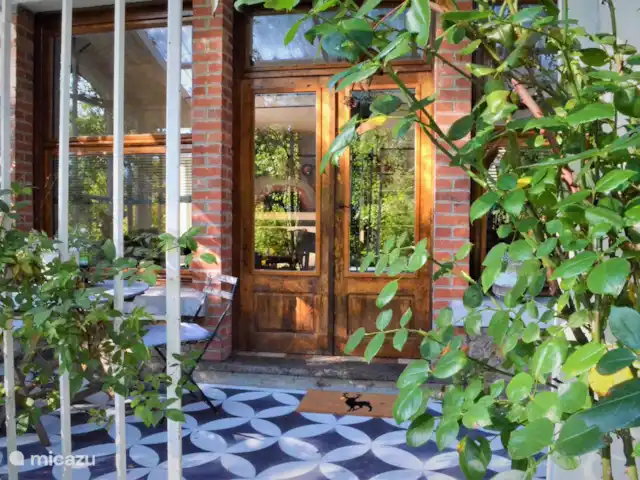 Le Reve Du Sanglier huren in België, Ardennen, Chevron - vakantiehuis overdekte veranda
