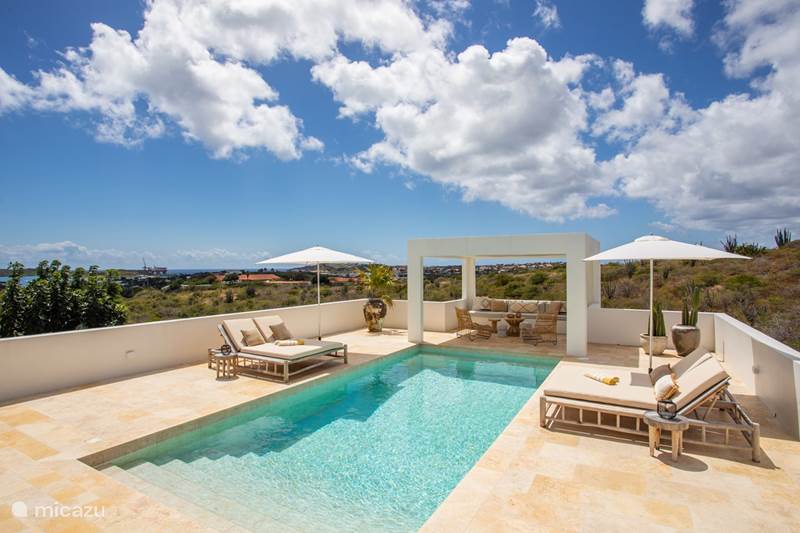 Ferienwohnung Curaçao, Banda Ariba (Ost), Jan Sofat Villa Die Bamboo Villa mit schöner Aussicht
