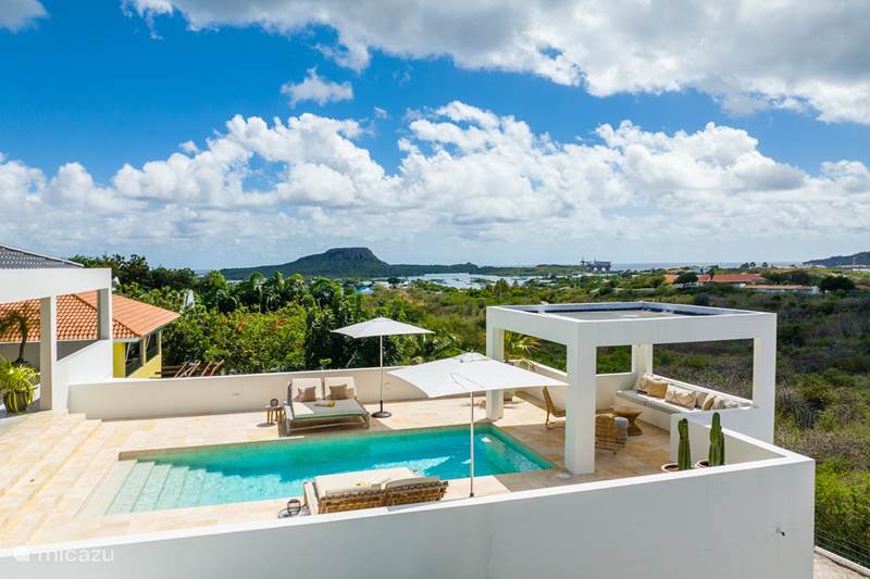 Vakantiehuis Curaçao, Banda Ariba (oost), Jan Sofat Villa The Bamboo Villa with beautiful view