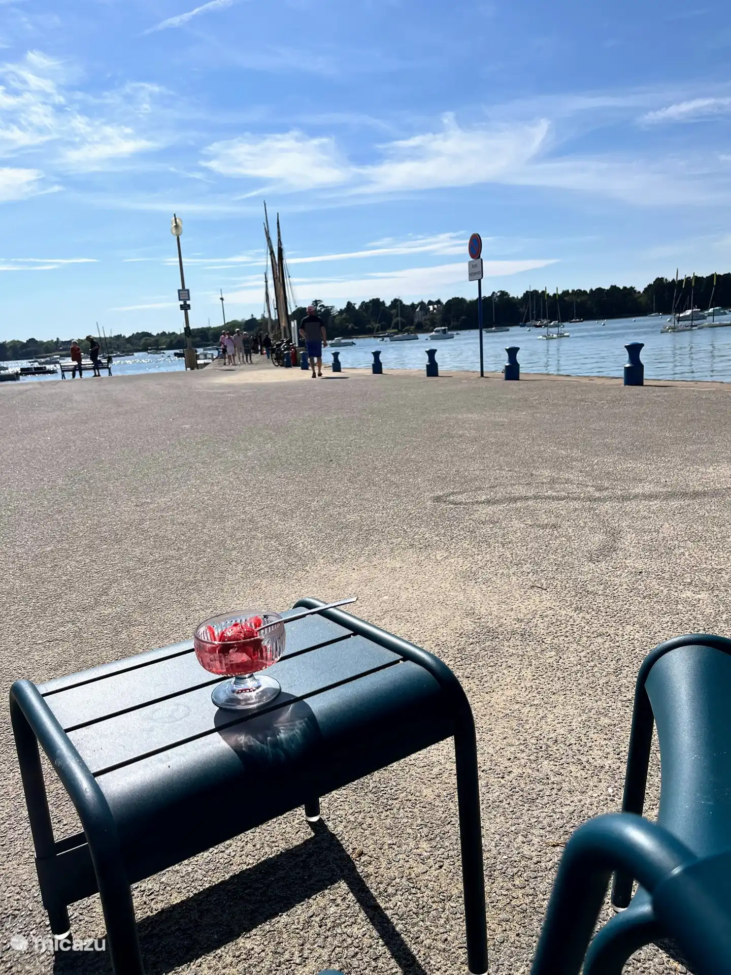 Terrasje pakken in Ile Tudy