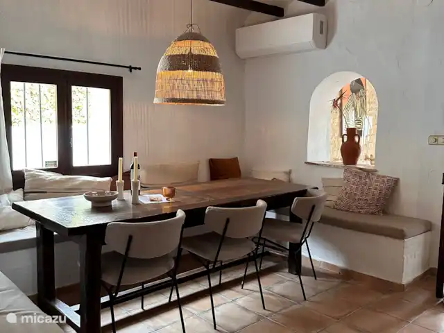 Finca Elodie huren in Spanje, Costa Blanca, Benissa - finca De andere woonkamer met eethoek