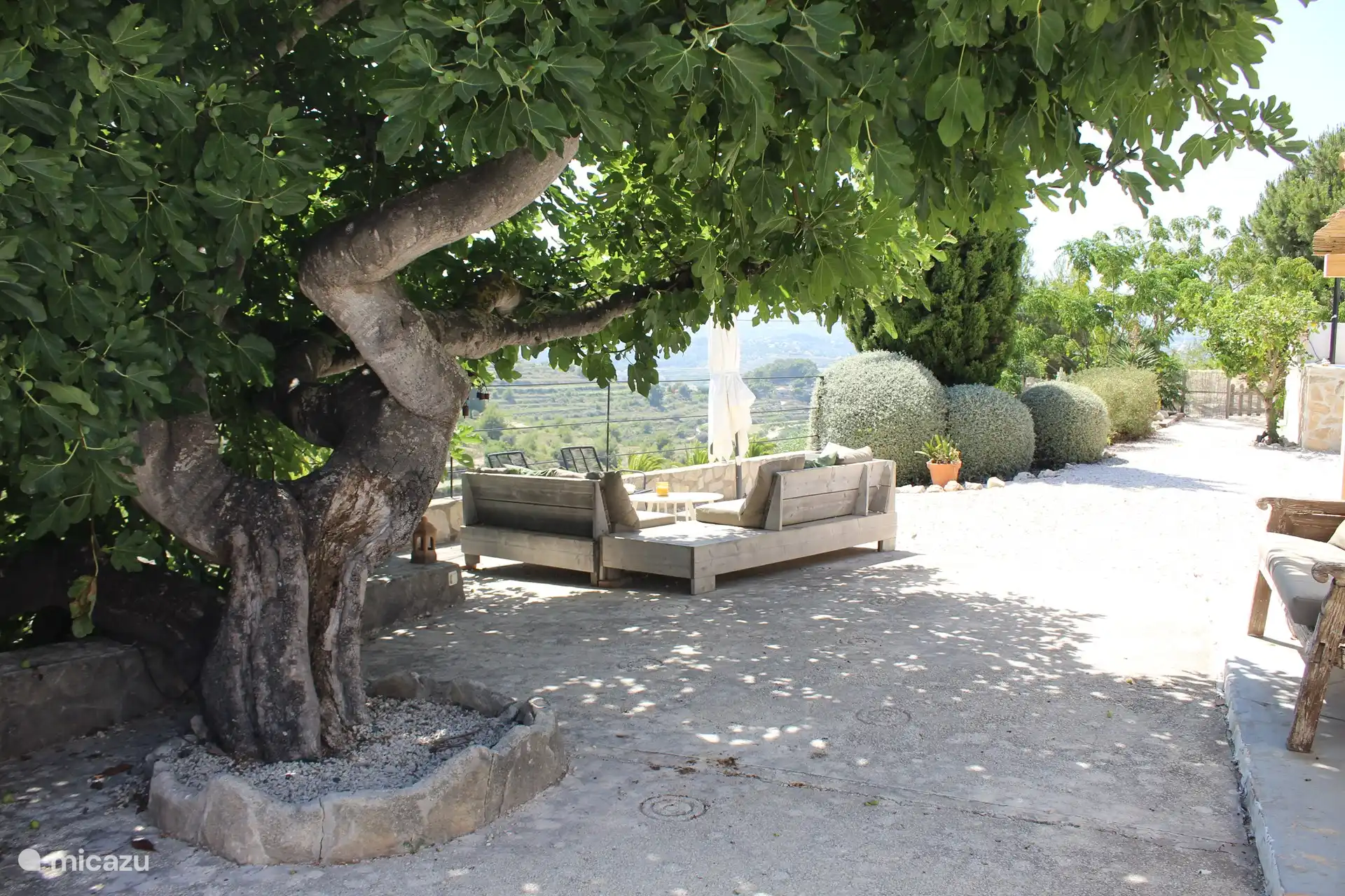Le charmant salon avec une vue fantastique
