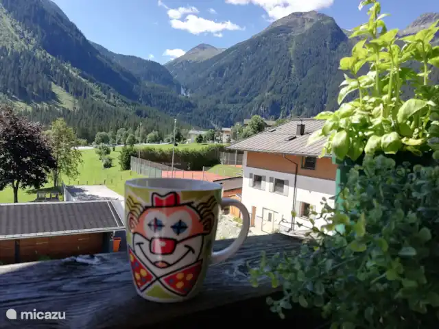 Location de Vacances Autriche, Salzburgerland, Krimml, studio - Maison im Gluck Joli balcon ensoleillé et vue fantastique sur la cascade