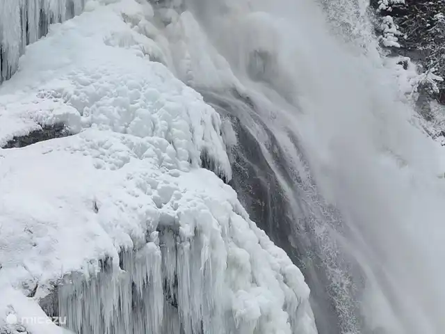 Location de Vacances Autriche, Salzburgerland, Krimml, studio - Maison im Gluck La cascade peut geler en hiver.